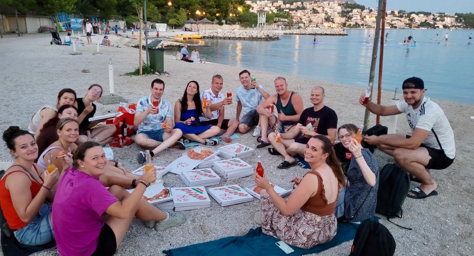 Relaxen op het strand Relaxen op het strand